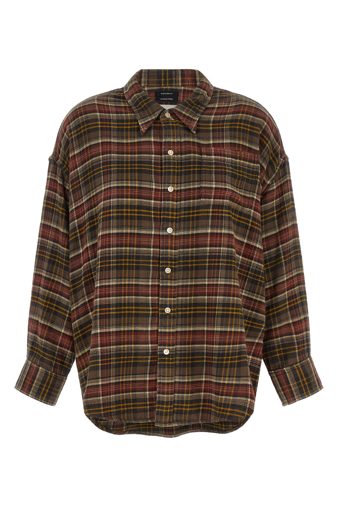 R13 S the r13 shirt redefines casual tailoring through a distinctive oversized silhoue