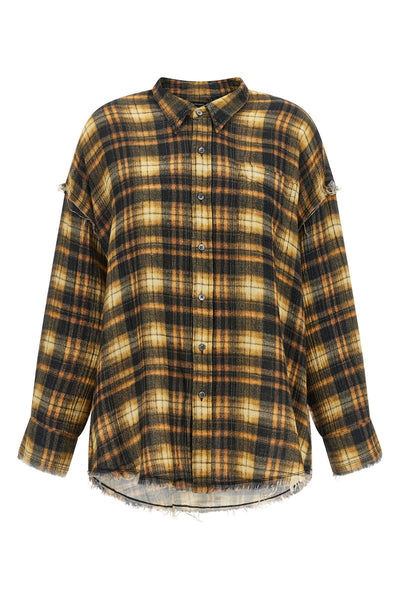 the r13 shirt redefines the codes of the casual wardrobe through a grunge and de