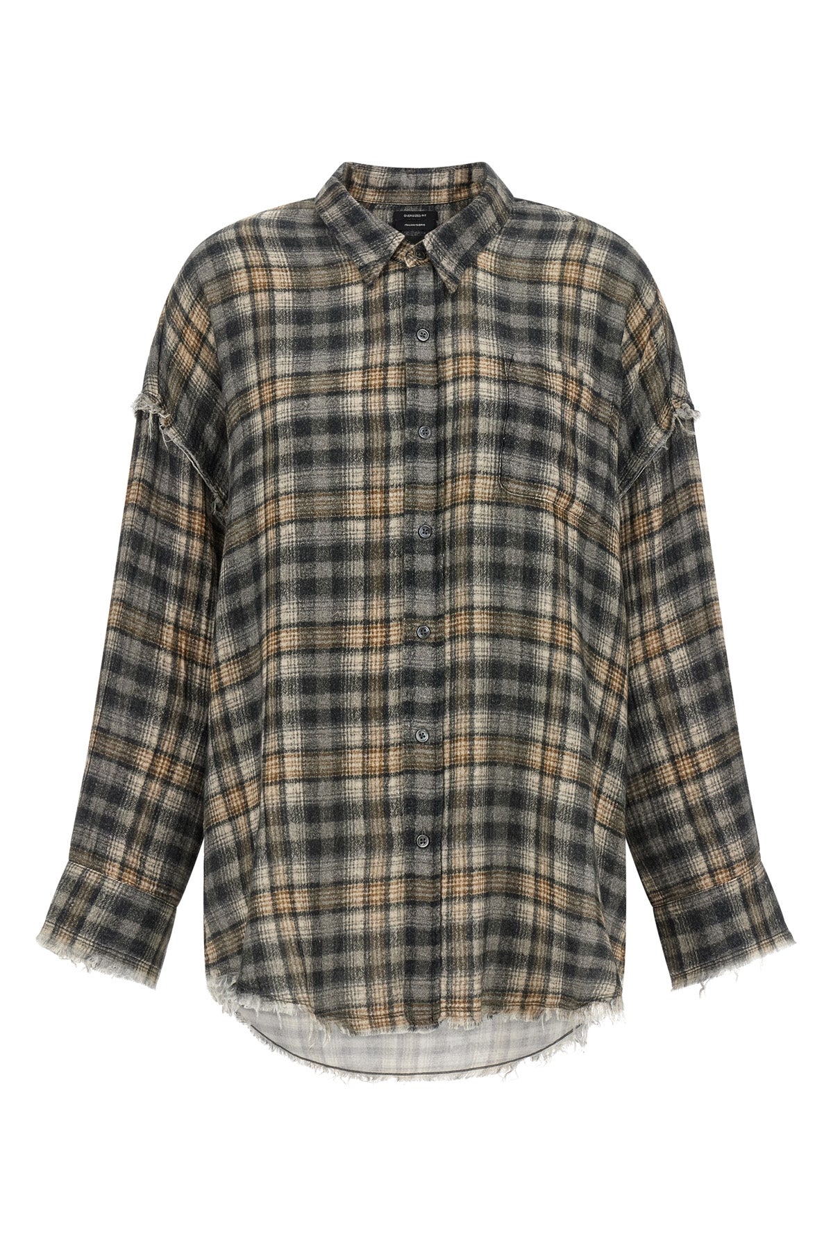 the r13 shirt redefines casual tailoring through a deconstructed aesthetic