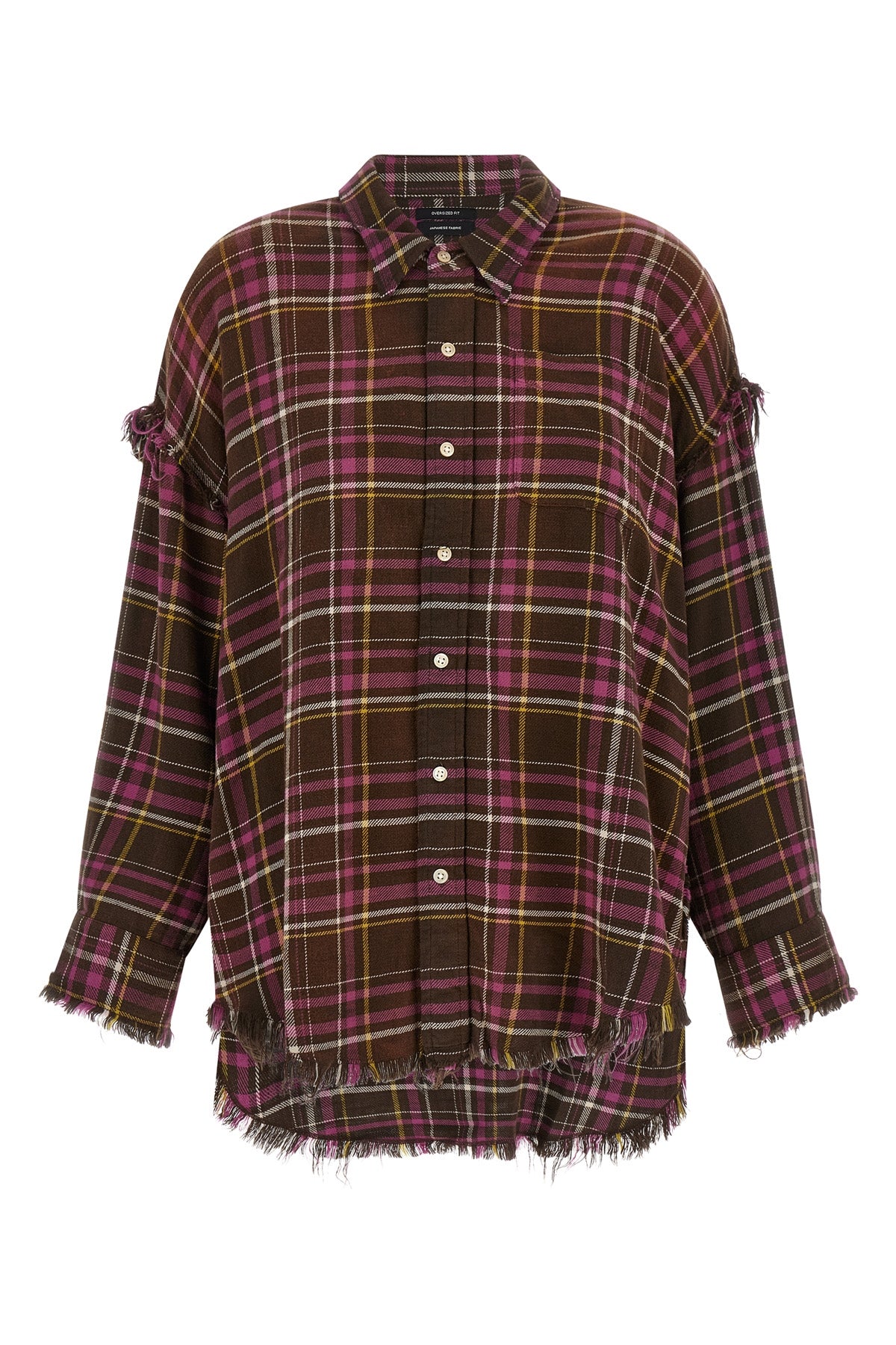the r13 shirt in pure japanese cotton defines a new deconstructed aesthetic