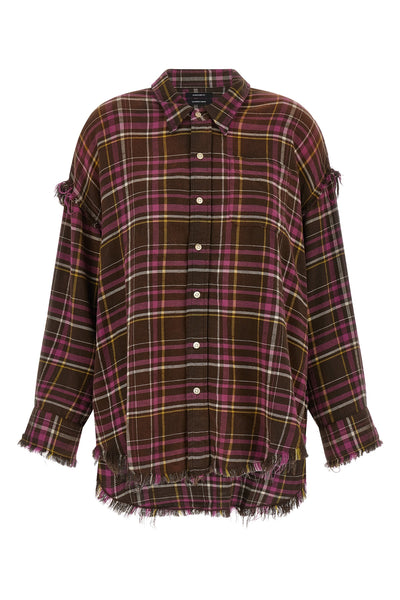 the r13 shirt in pure japanese cotton defines a new deconstructed aesthetic