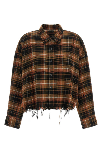 the cropped shirt r13 redefines the codes of casualwear through deconstructed vo