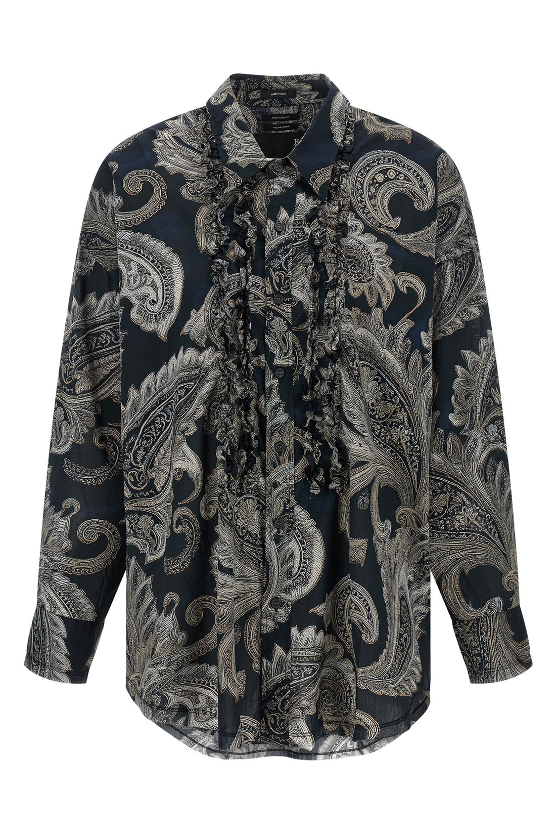 R13 S italian cotton gauze shirt