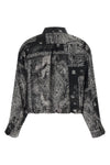 bubble all-over bandana print silk shirt