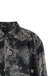 bubble all-over bandana print silk shirt