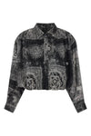 bubble all-over bandana print silk shirt