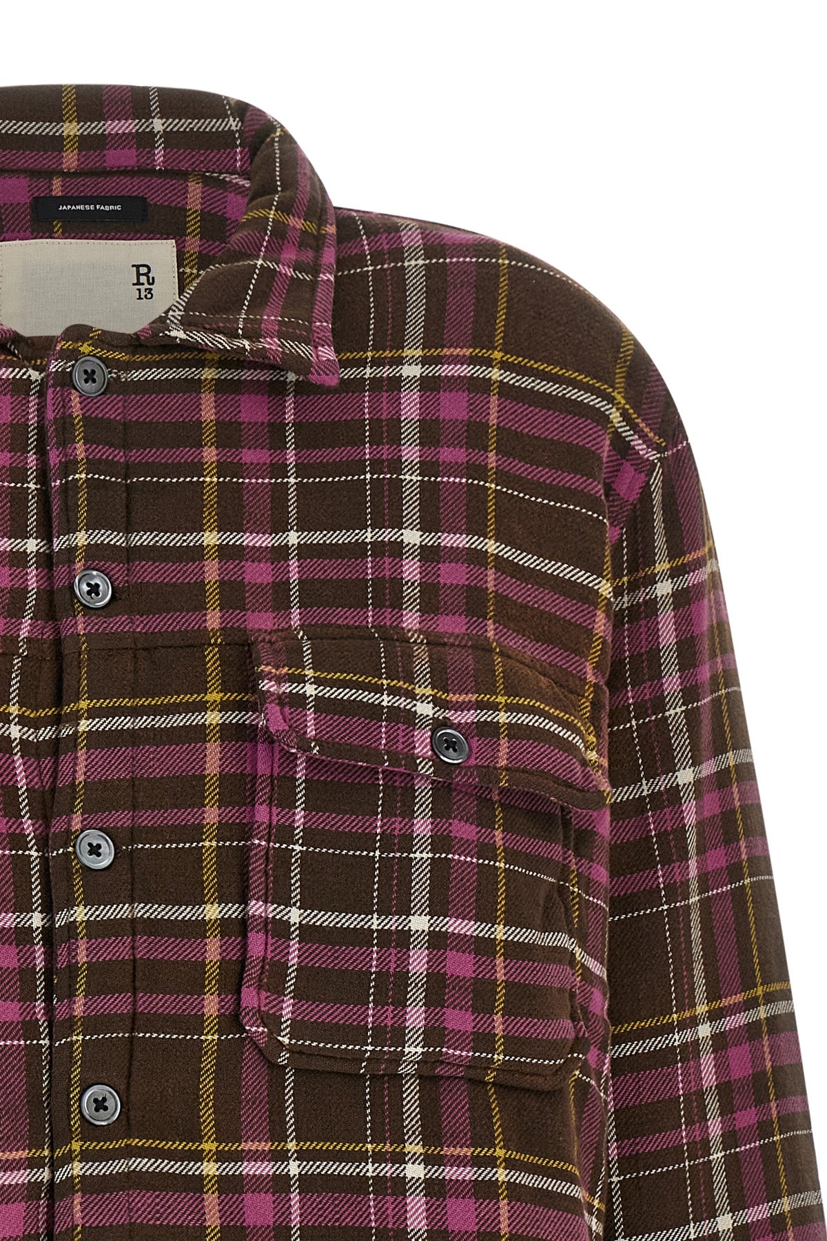 the r13 overshirt redefines the concept of casual outerwear through a structural