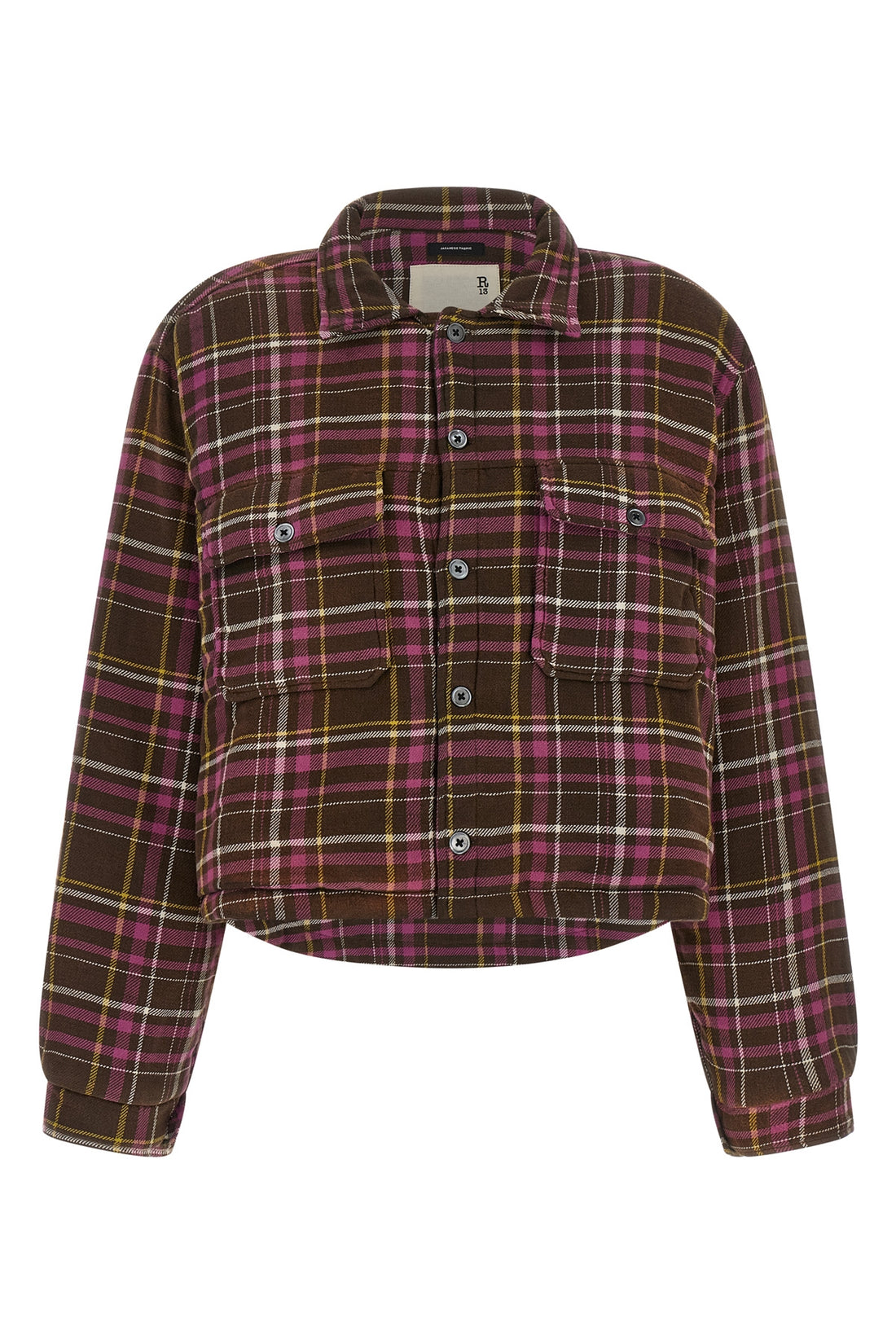 R13 M the r13 overshirt redefines the concept of casual outerwear through a structural
