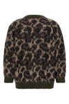 the cardigan r13 defines a relaxed silhouette through wide volumes and dropped s
