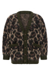 the cardigan r13 defines a relaxed silhouette through wide volumes and dropped s