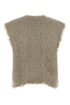 the boyfriend cable r13 vest redefines classic knitwear through a bold and dec