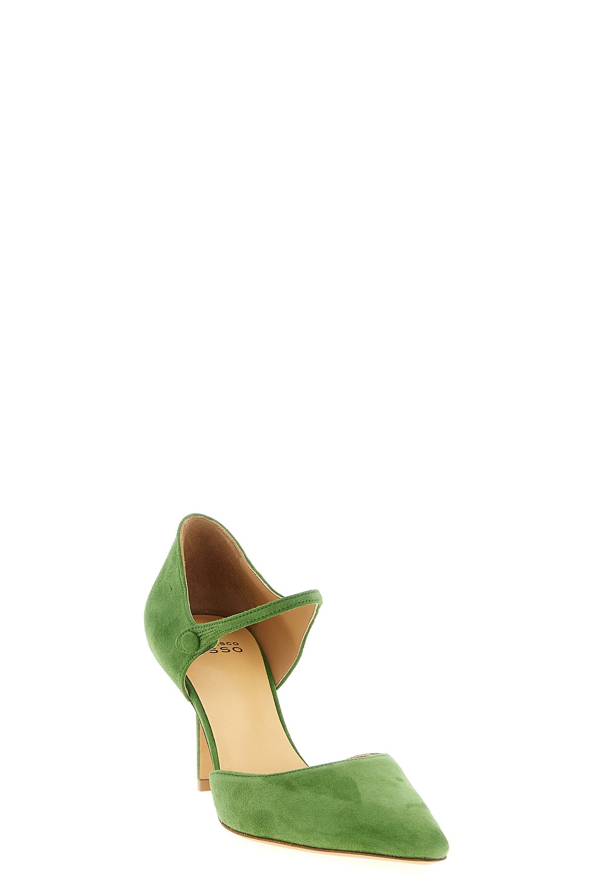 r1p1005 suede pointed pumps