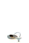 r1p1021 slingbacks in two-tone crocheted nappa leather