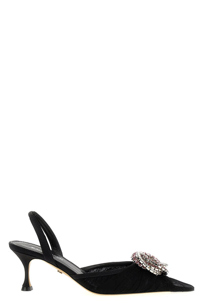 galaxy tulle slingback