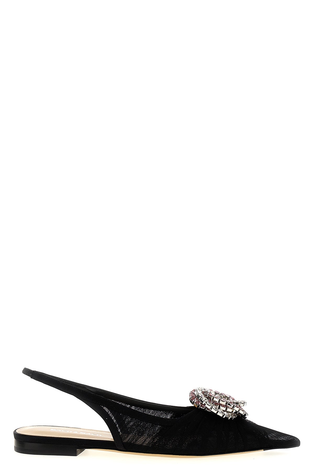 galaxy slingbacks in curled tulle