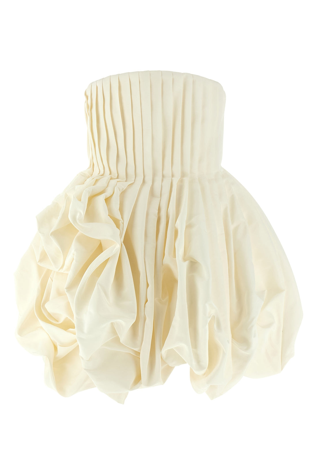 CAROLINA HERRERA 4 off-the-shoulder minidress in medium-weight silk faille