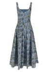 wells midi dress in light cotton poplin