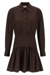 mini rocco dress in cotton poplin