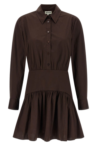 mini rocco dress in cotton poplin