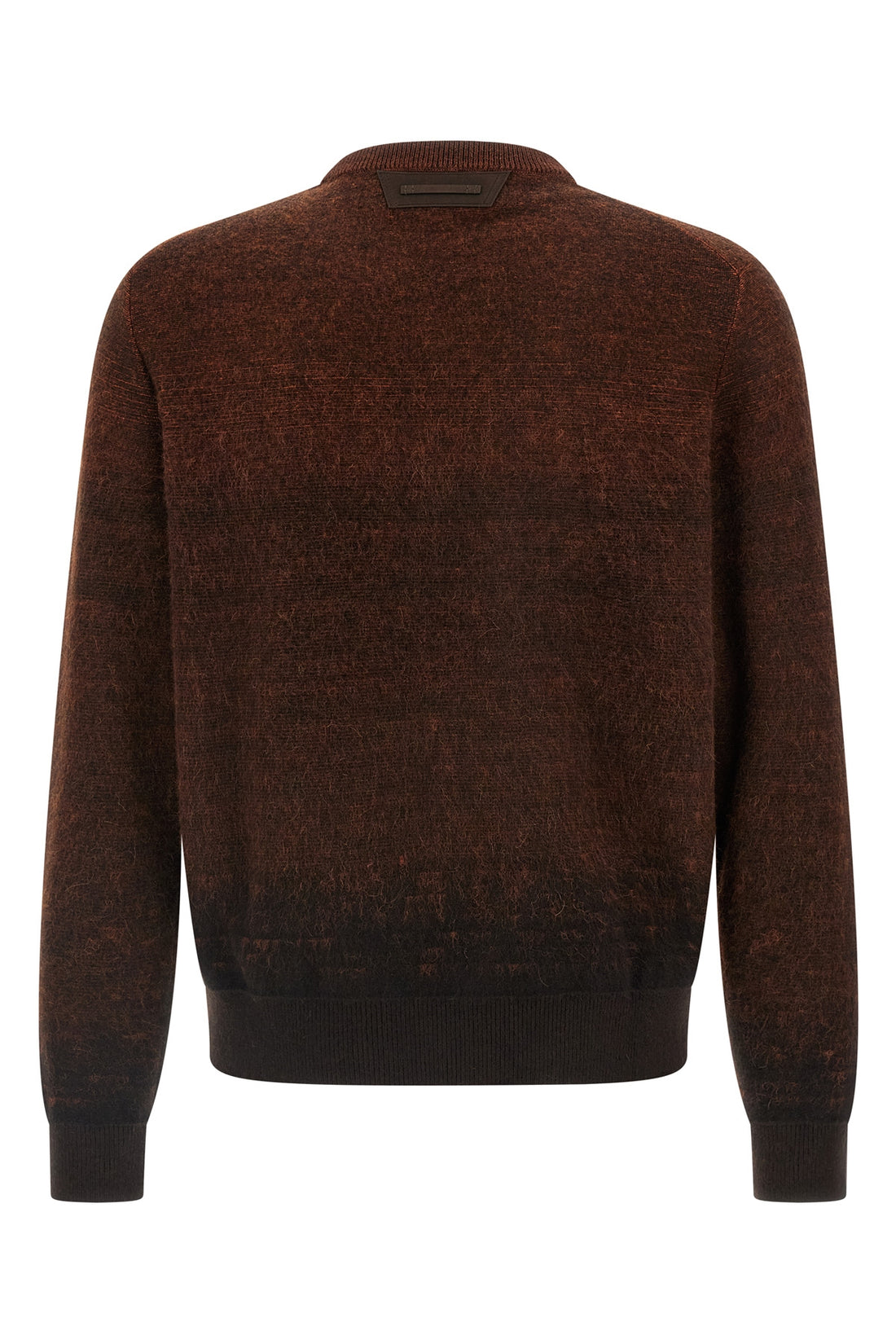 BERLUTI XL brushed patina wool and alpaca sweater made