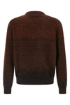 brushed patina wool and alpaca sweater made