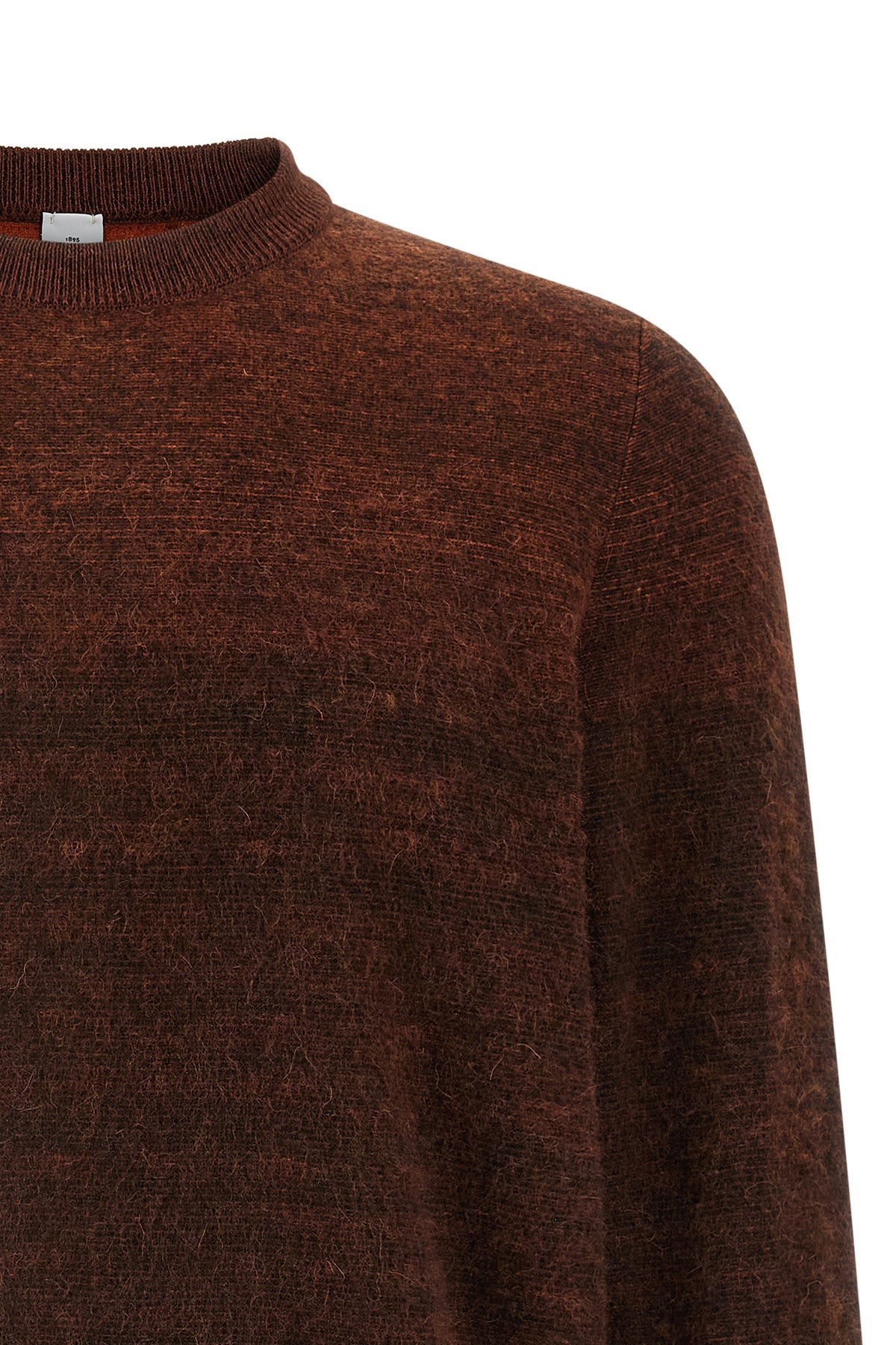 brushed patina wool and alpaca sweater made