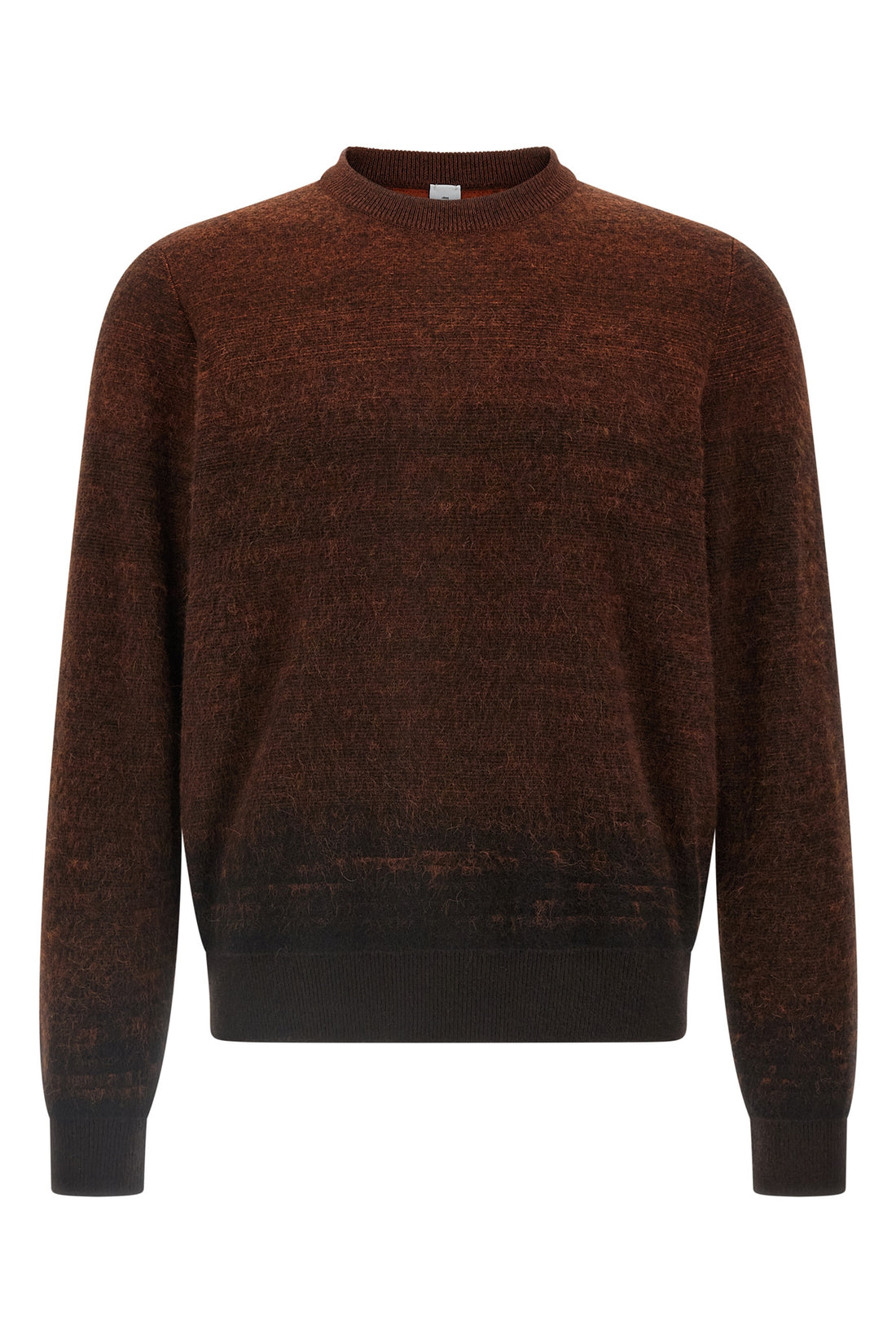 BERLUTI XL brushed patina wool and alpaca sweater made