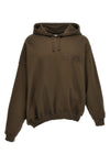 twisted cotton hoodie