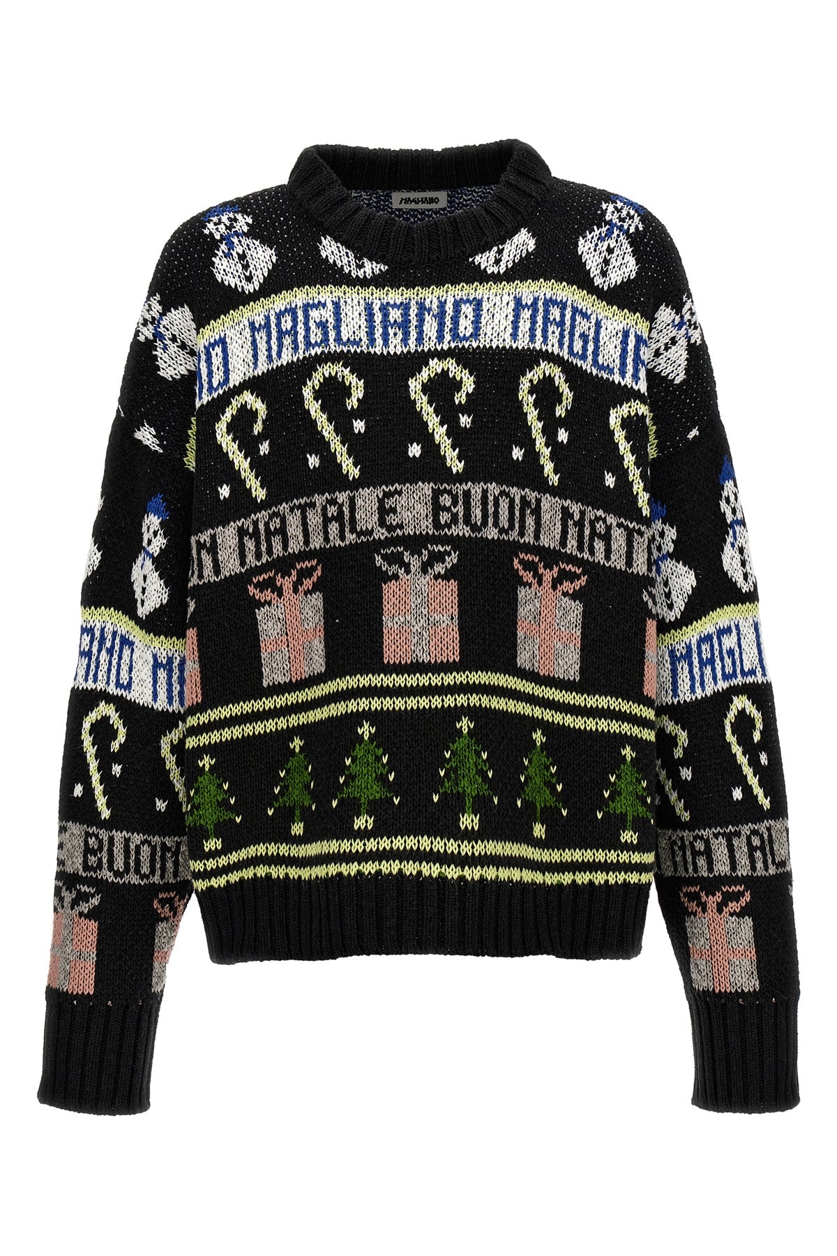 buone feste cotton blend sweater