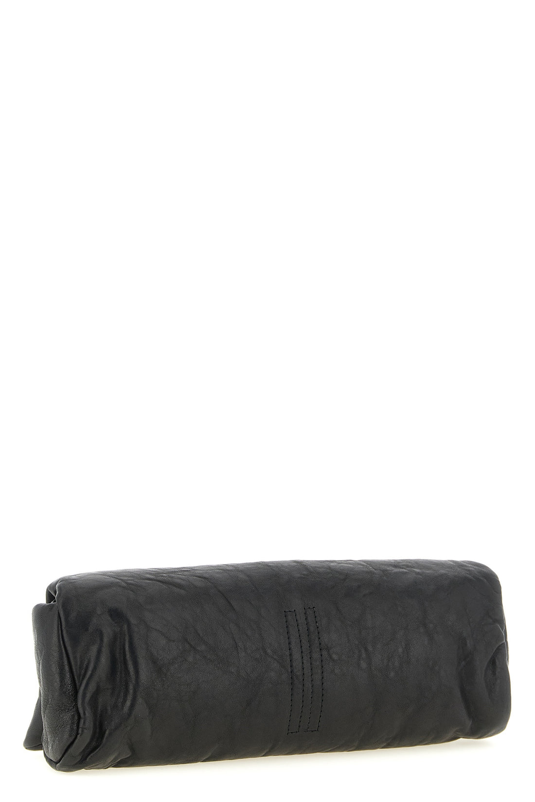 RICK OWENS OS the rick owens baguette clutch defines avant-garde minimalism through an elong