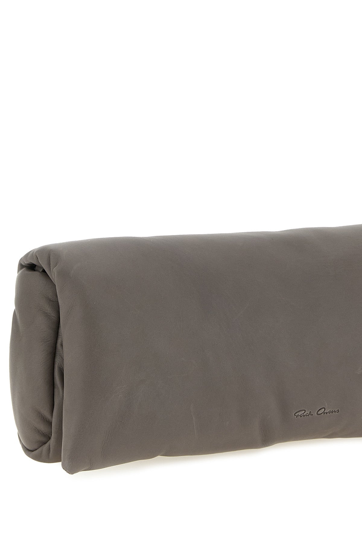 rick owens baguette clutch defines a minimalist aesthetic through an elongate