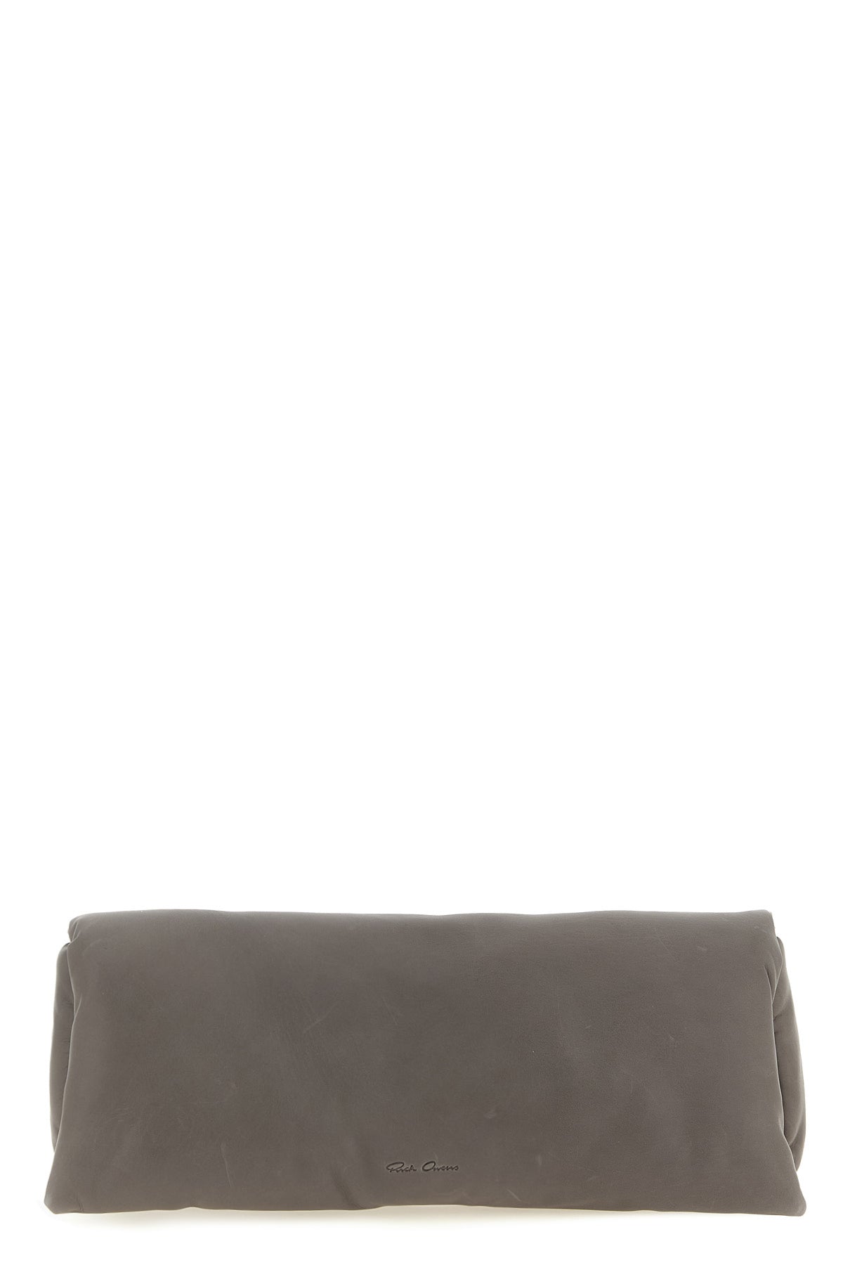 rick owens baguette clutch defines a minimalist aesthetic through an elongate