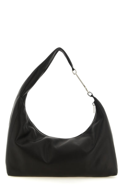 the rick owens cropped gemini shoulder bag defines a sculptural approach to ac
