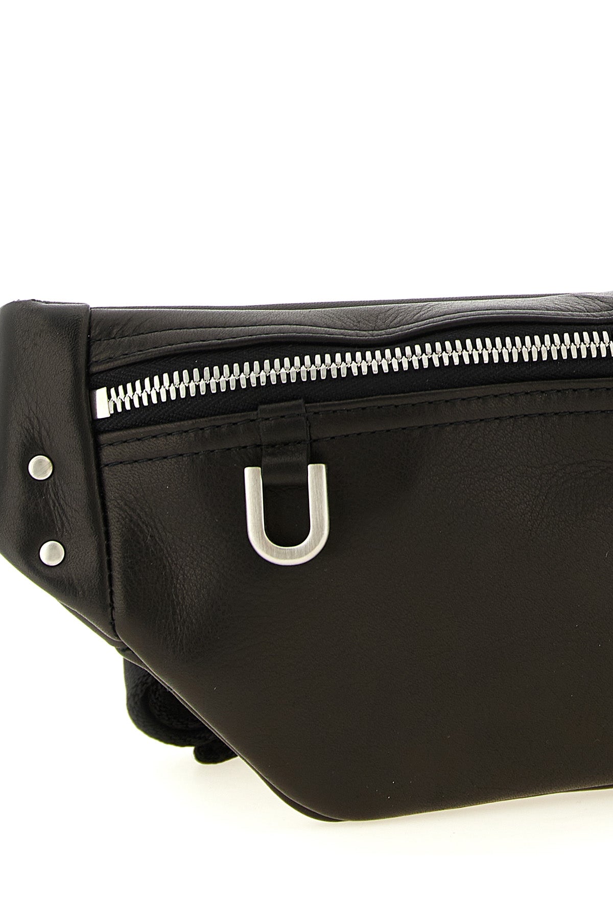 rick owens geo bumbag waist bag redefines utilitarian aesthetics through rigor