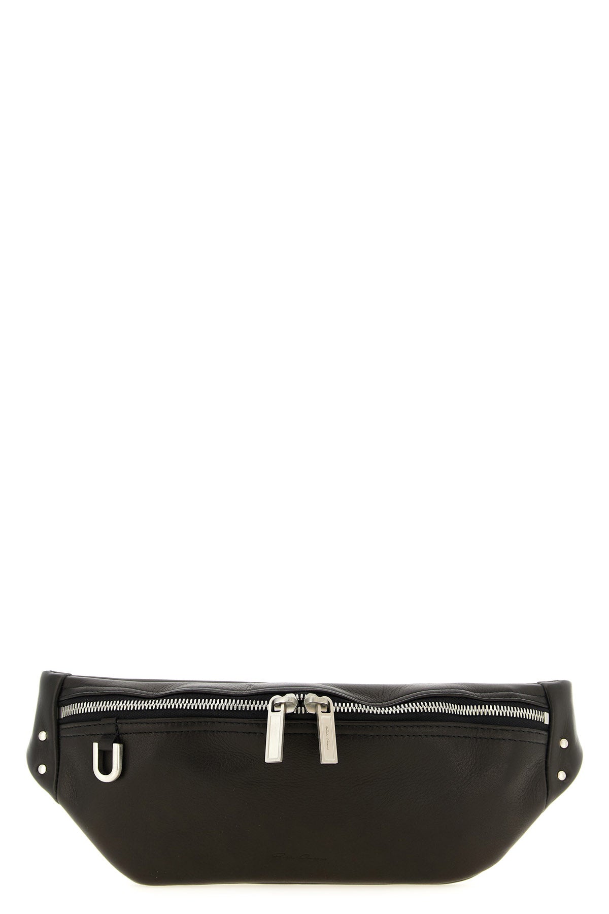 rick owens geo bumbag waist bag redefines utilitarian aesthetics through rigor