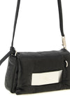 the rick owens pillow griffin clutch bag imposes a strong architectural presen