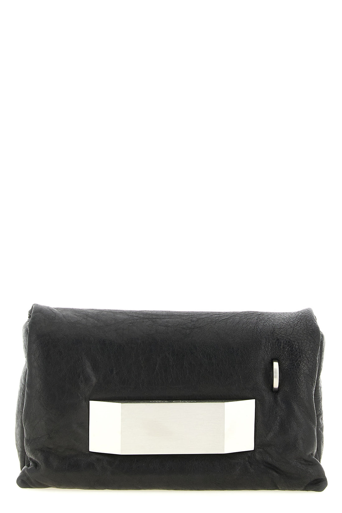 RICK OWENS OS the rick owens pillow griffin clutch bag imposes a strong architectural presen