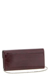 belle vivier patent leather wallet on chain