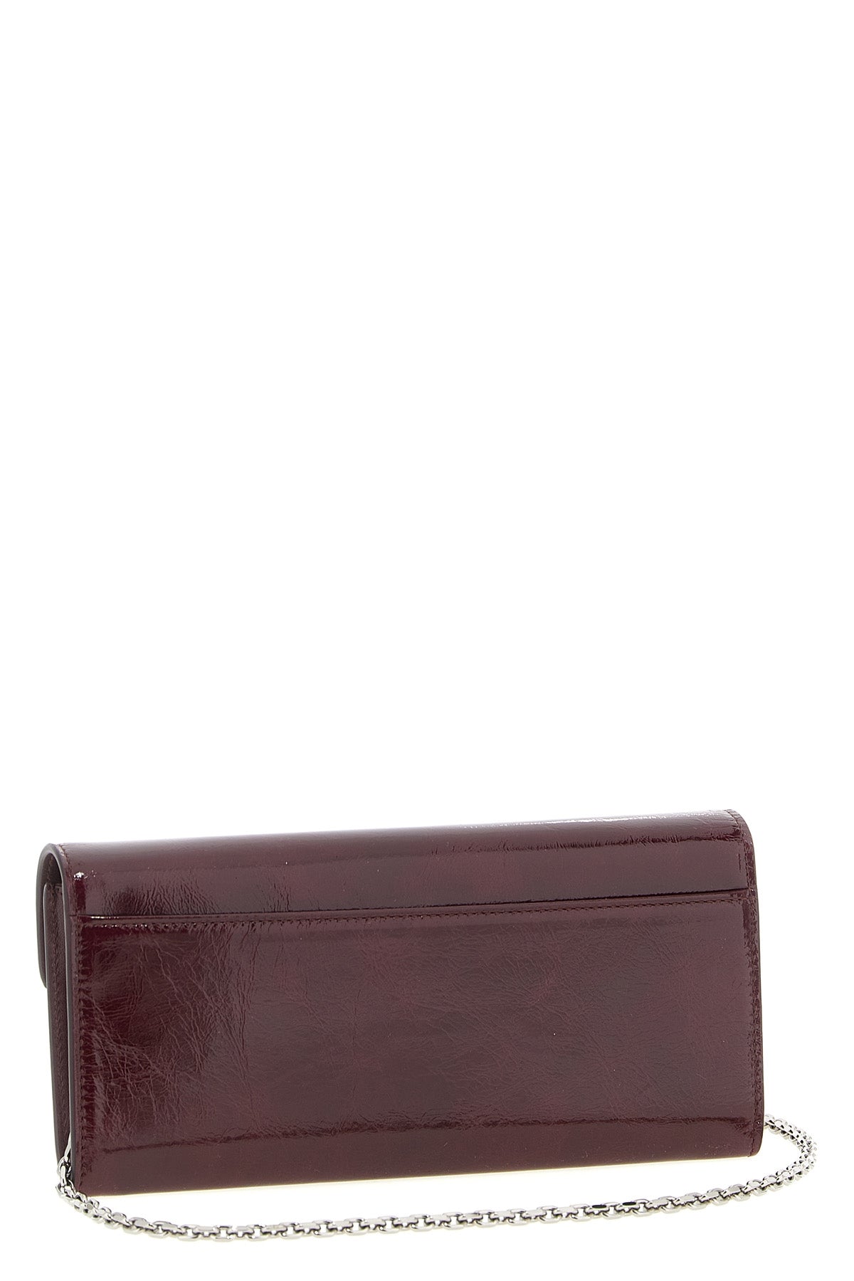 belle vivier patent leather wallet on chain