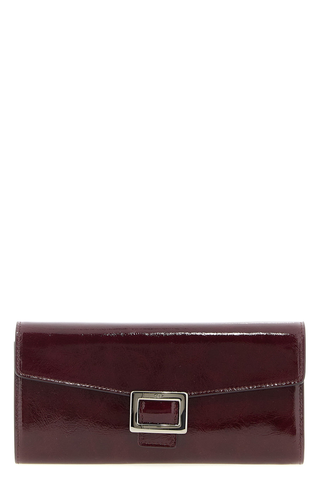 ROGER VIVIER OS belle vivier patent leather wallet on chain