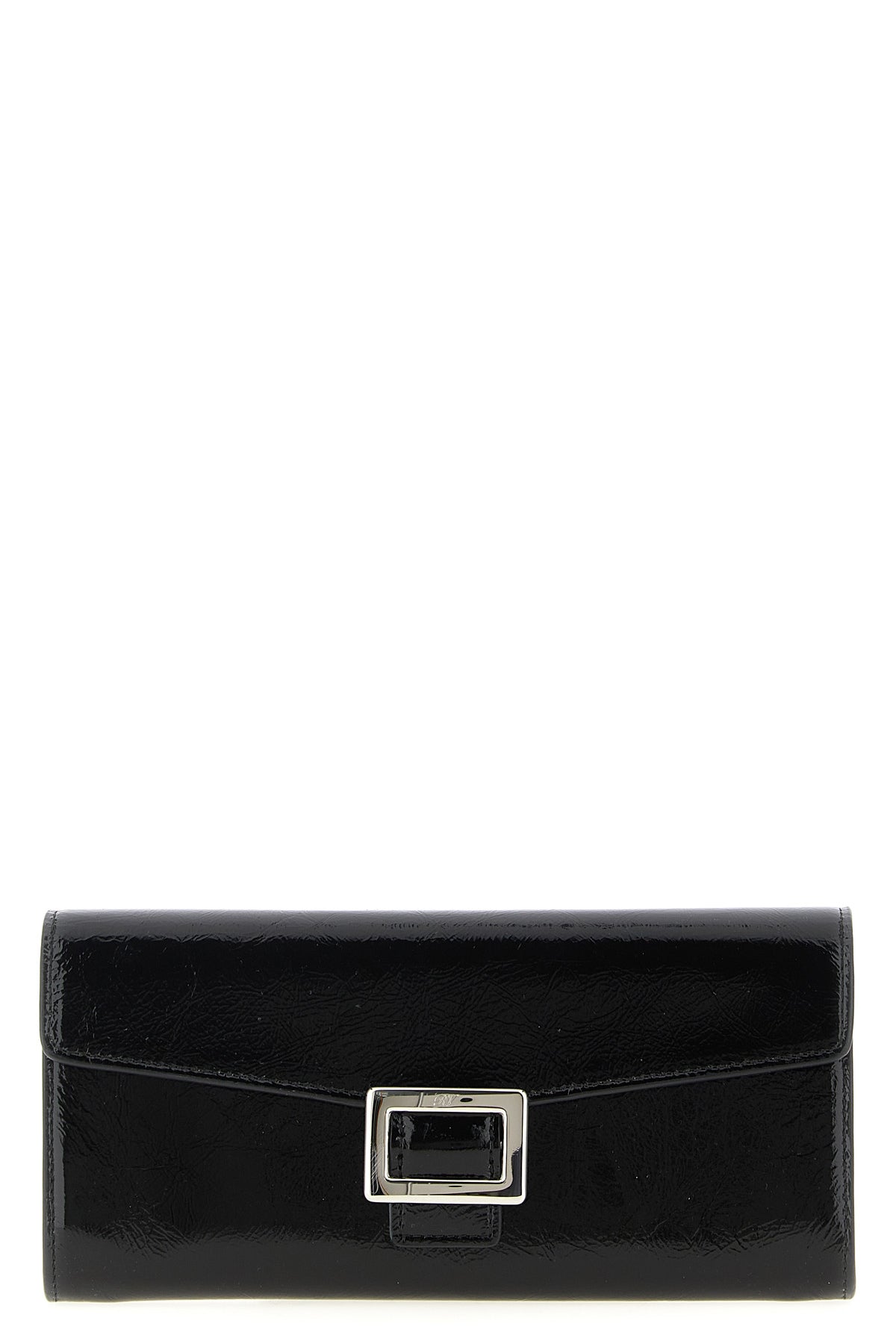 belle vivier patent leather wallet on chain