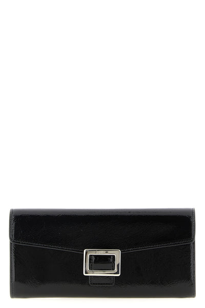 belle vivier patent leather wallet on chain