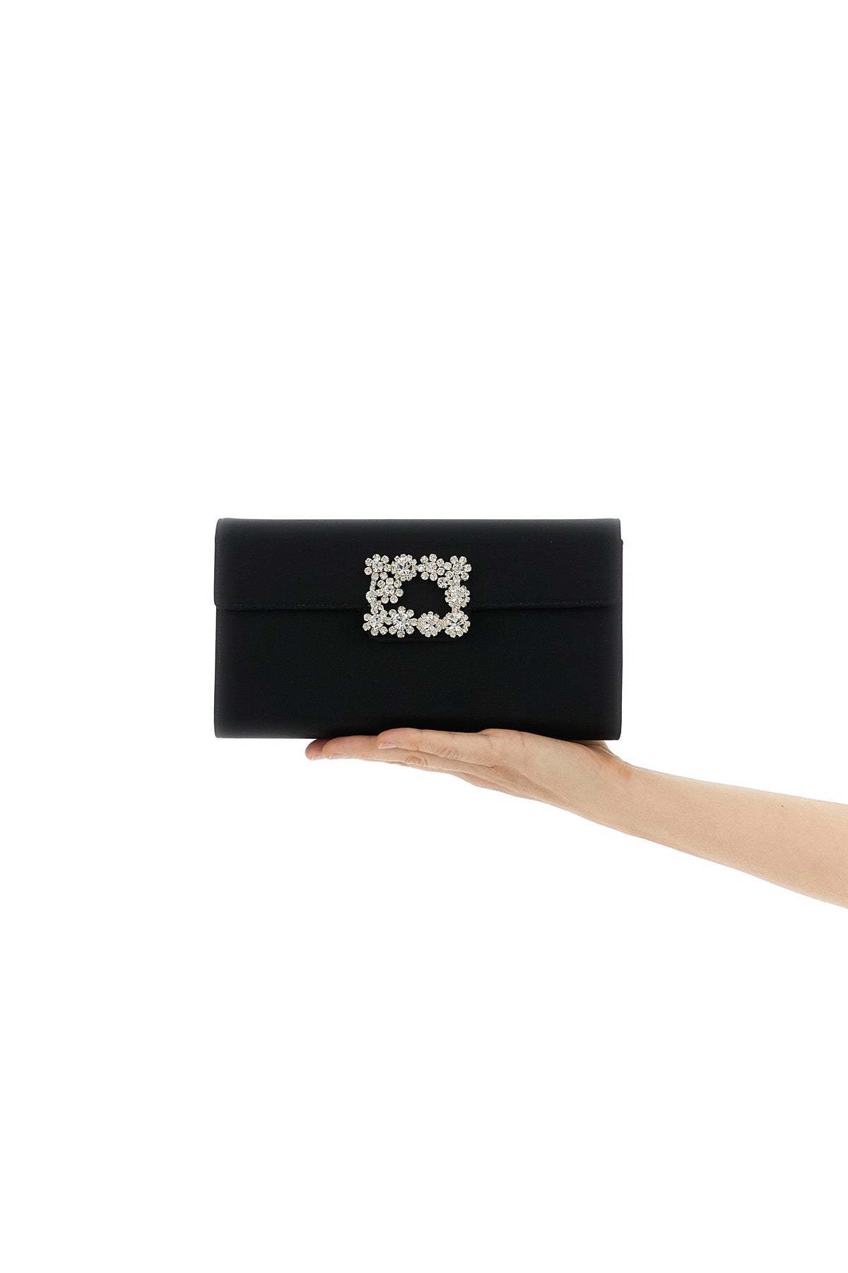 efflorescence satin clutch