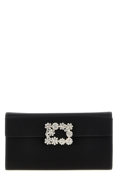 efflorescence satin clutch