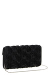 efflorescence satin clutch bag