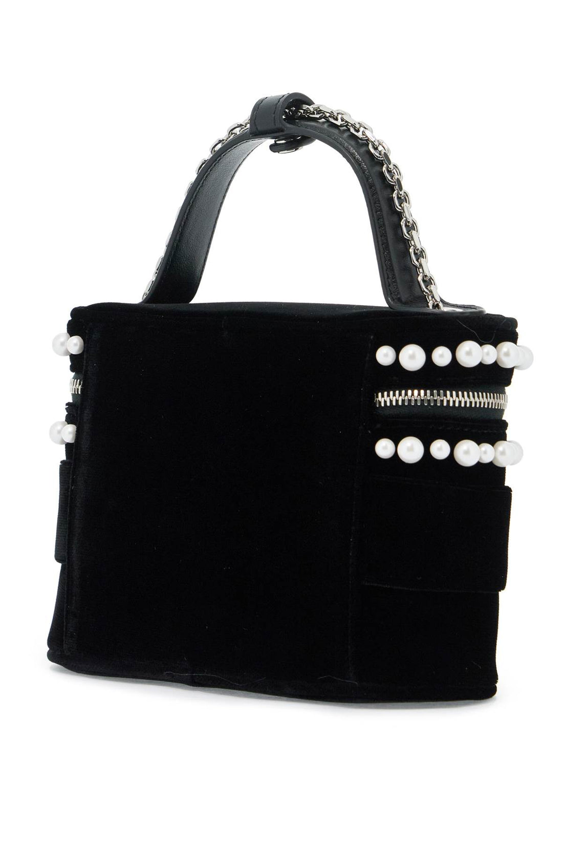 &quot;micro vanity bag with rhinestone