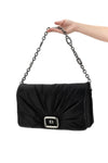 viv choc large nappa shoulder bag