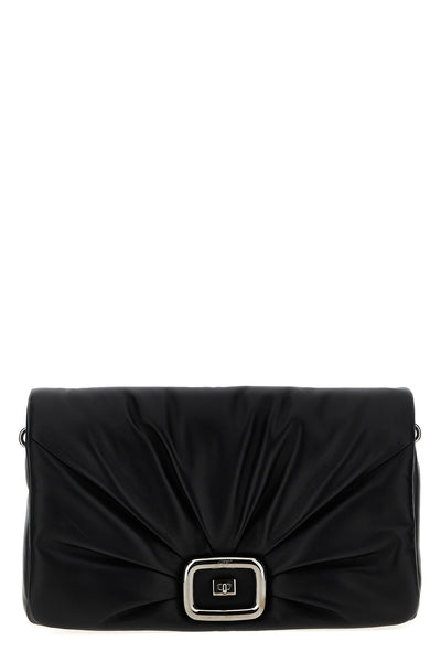 viv choc large nappa shoulder bag