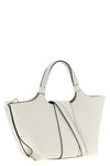 mini shopping bag in grainy leather