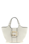 mini shopping bag in grainy leather